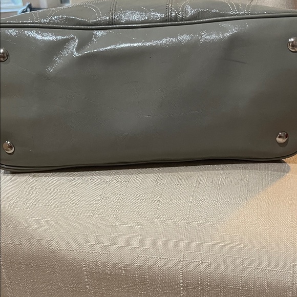 Coach Shimmering Gray Leather Tote - Picture 6 of 6